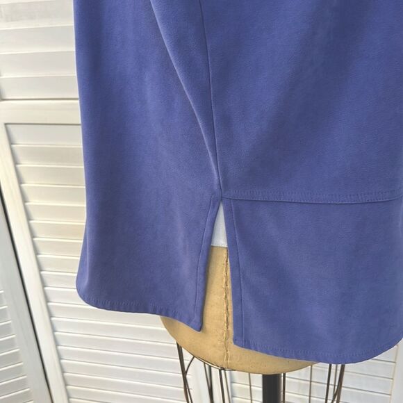 Croft & Barrow Shacket Size 1X Jacket Faux Suede Stretch Purple - Picture 10 of 13